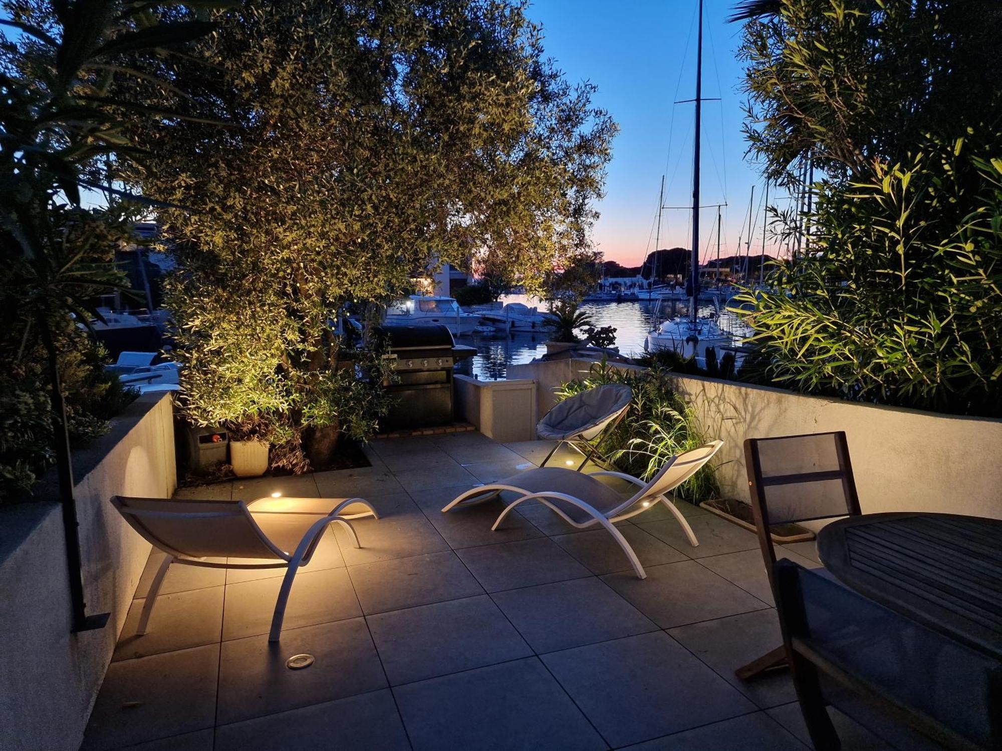 Marina Exceptionnelle - 8 Pers - 120 M2 Vue Mer - Suites Parentales - Cinema - Ponton Ле-Гро-дю-Руа Екстер'єр фото